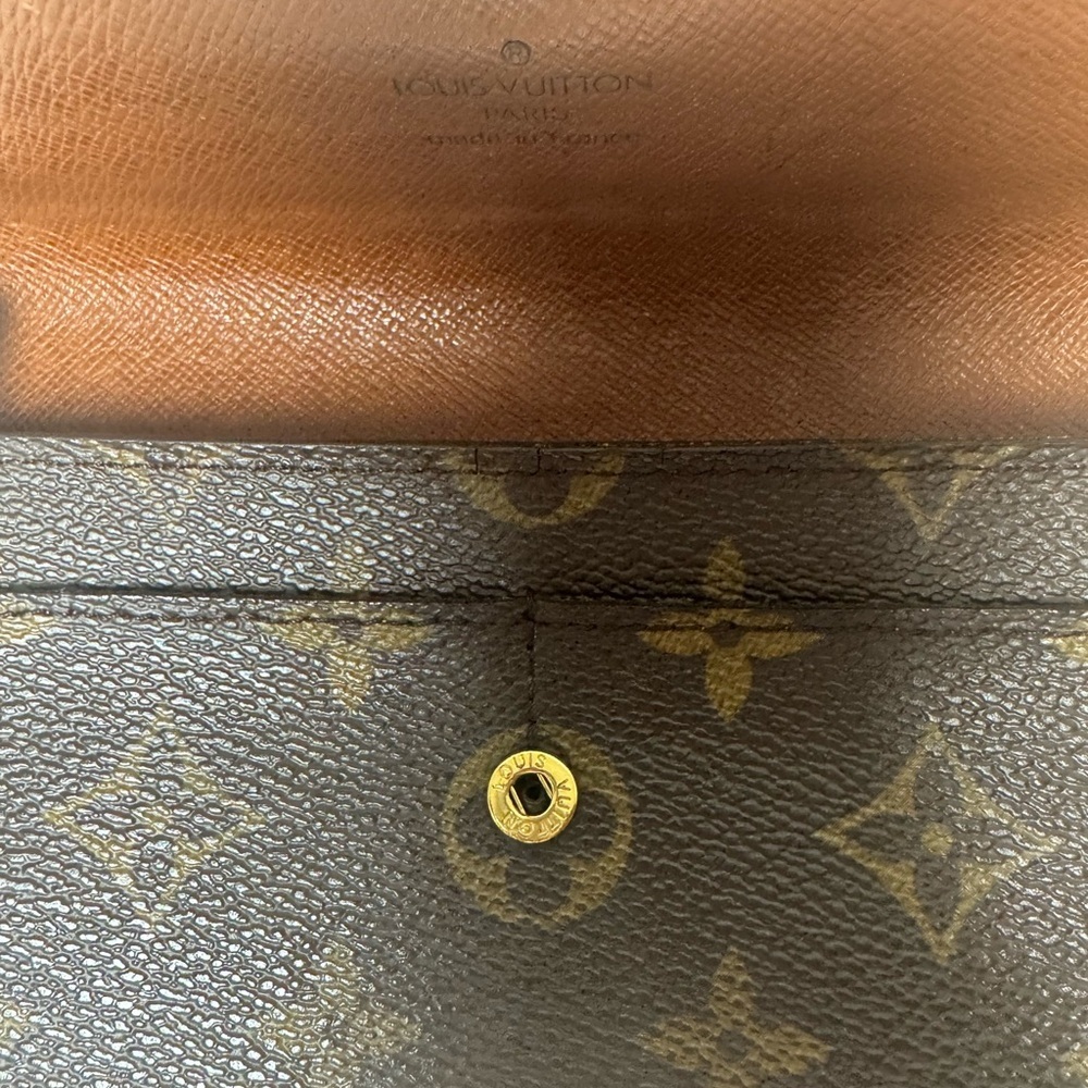 Louis Vuitton Monogram Coated Canvas Continental Wallet COA - Picture 11 of 16